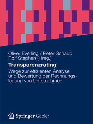 cover image of Transparenzrating